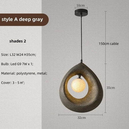 Luminaire Suspension élégance organique en métal – Référence : Selia4726-Luminaire Suspendu - Nexa Lights