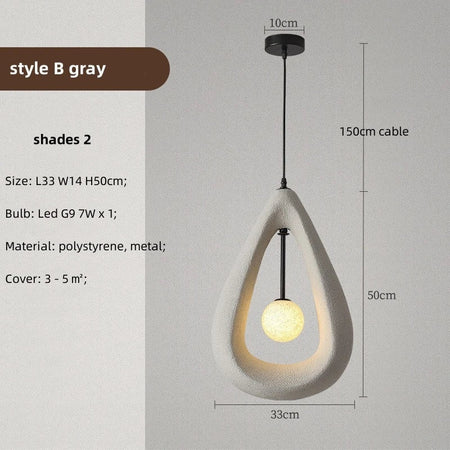 Luminaire Suspension élégance organique en métal – Référence : Selia4726-Luminaire Suspendu - Nexa Lights