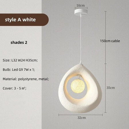 Luminaire Suspension élégance organique en métal – Référence : Selia4726-Luminaire Suspendu - Nexa Lights