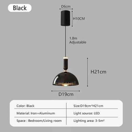 Luminaire Suspension fer nordique élégant – Référence : Myrtille4932- - Nexa Lights