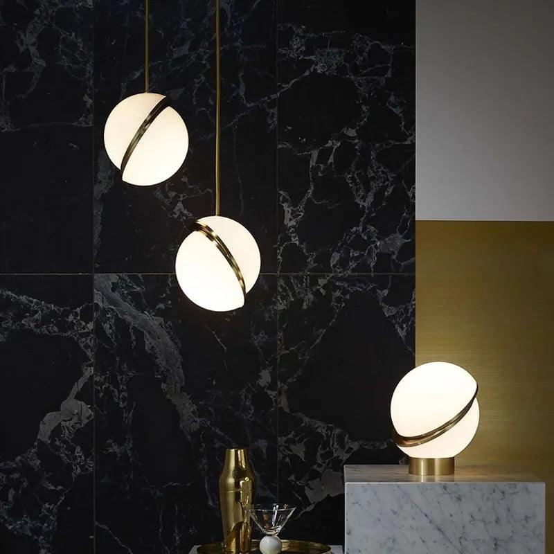 Luminaire Suspension finition acrylique brillante – Référence : Mariel6743-Luminaire Suspendu - Nexa Lights