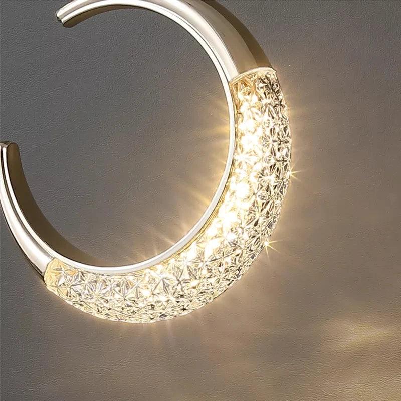 Luminaire Suspension finition argentée brillante – Référence : Samira2643- - Nexa Lights