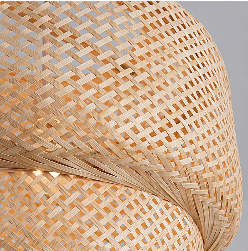 Luminaire Suspension finition bambou naturel – Référence : Winda4523- - Nexa Lights