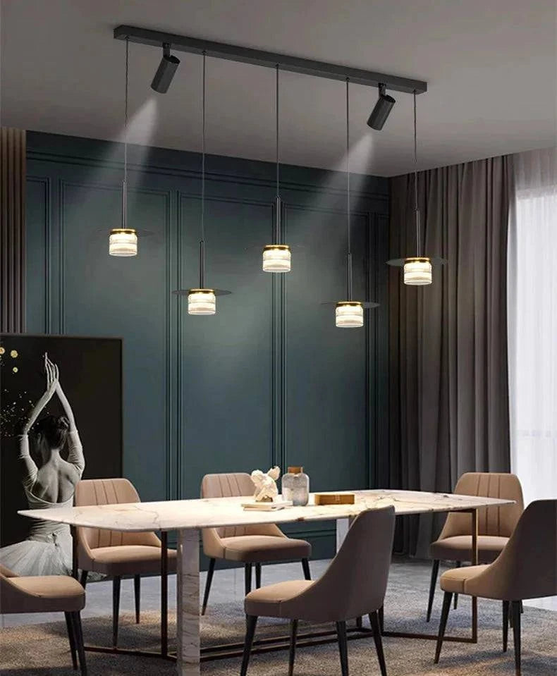 Luminaire Suspension finition brillante argentée – Référence : Maelis4823- - Nexa Lights