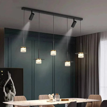 Luminaire Suspension finition brillante argentée – Référence : Maelis4823- - Nexa Lights