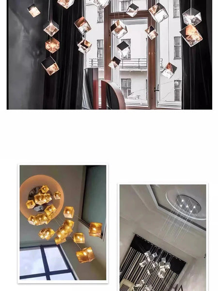Luminaire Suspension finition brillante argentée – Référence : Marvyn6723- - Nexa Lights