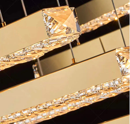 Luminaire Suspension finition brillante argentée – Référence : Olympe4263- - Nexa Lights