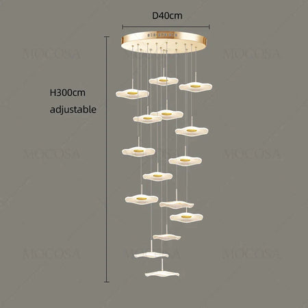 Luminaire Suspension finition brillante argentée – Référence : Vesper2198- - Nexa Lights