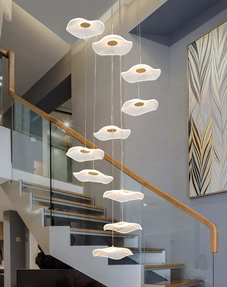 Luminaire Suspension finition brillante argentée – Référence : Vesper2198- - Nexa Lights