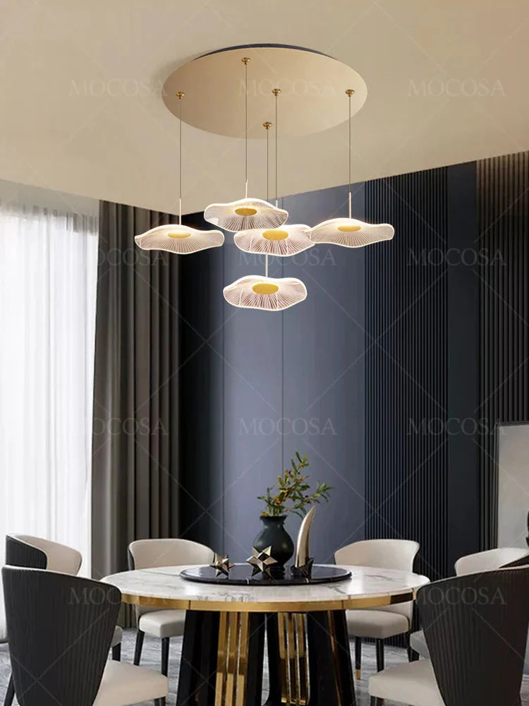 Luminaire Suspension finition brillante argentée – Référence : Vesper2198- - Nexa Lights