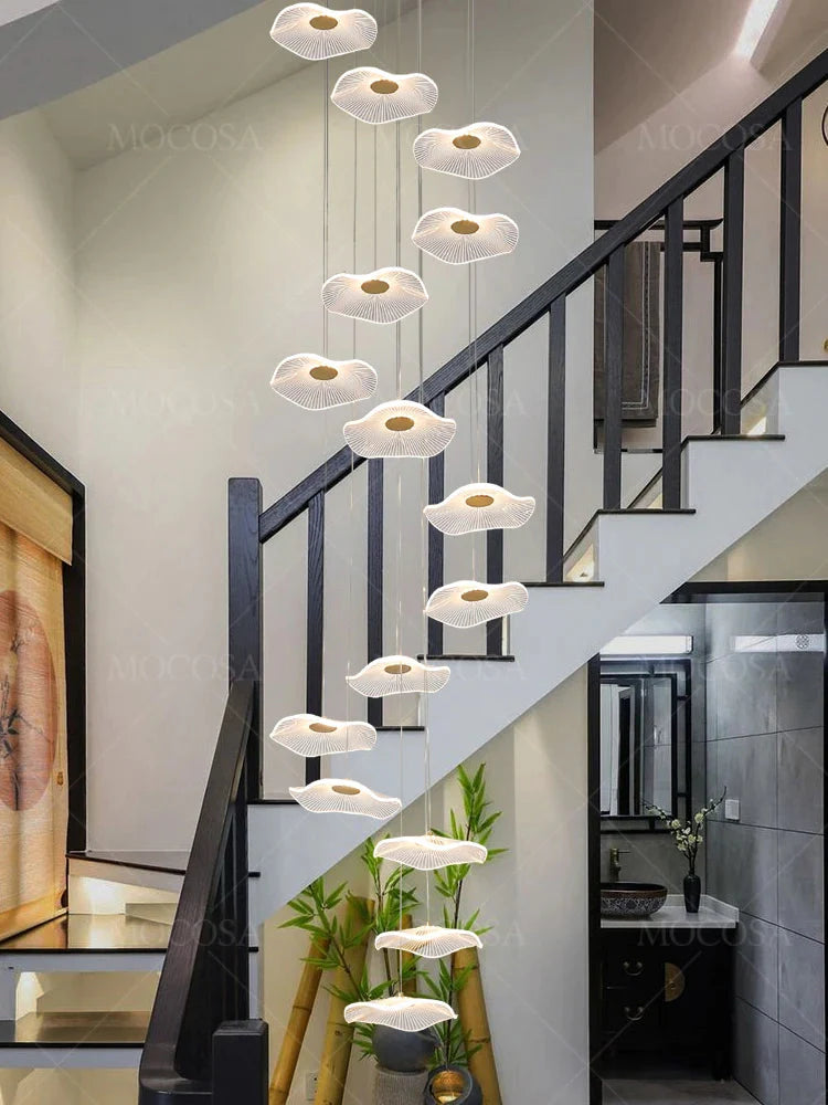Luminaire Suspension finition brillante argentée – Référence : Vesper2198- - Nexa Lights