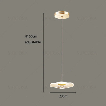Luminaire Suspension finition brillante argentée – Référence : Vesper2198- - Nexa Lights