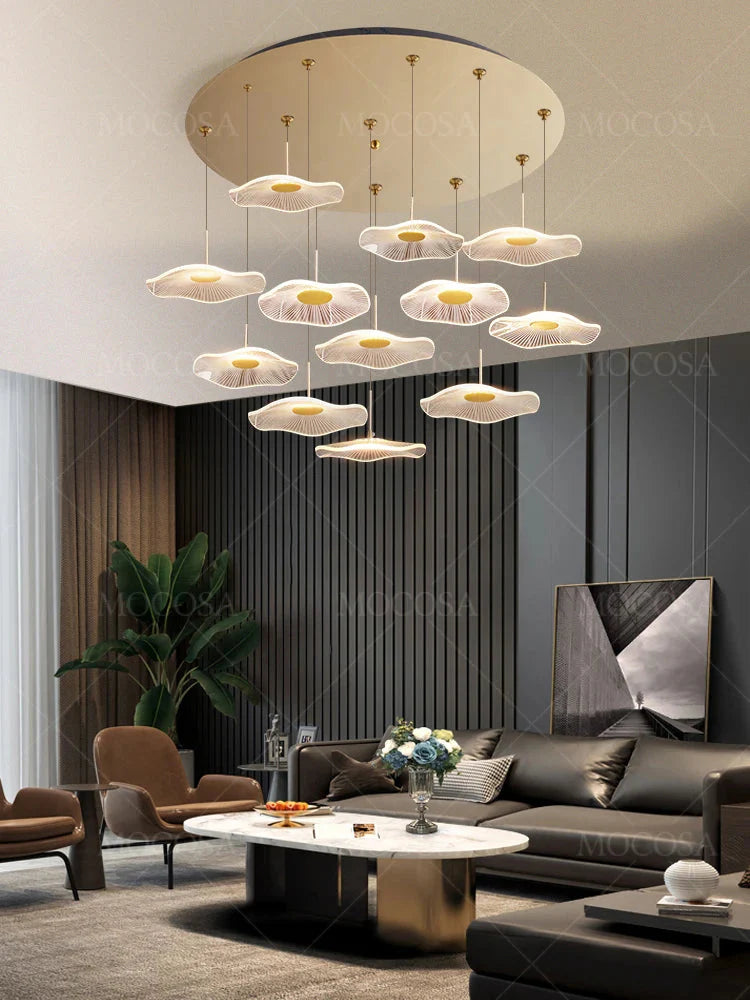 Luminaire Suspension finition brillante argentée – Référence : Vesper2198- - Nexa Lights