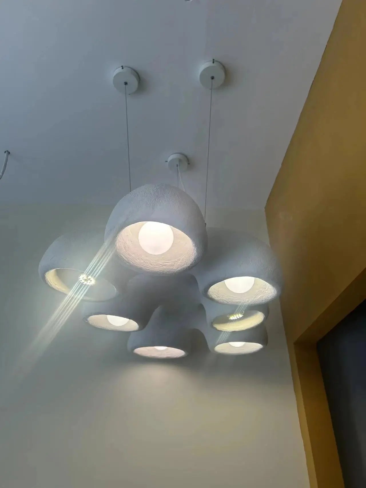 Luminaire Suspension finition brillante blanche – Référence : Azura5678- - Nexa Lights