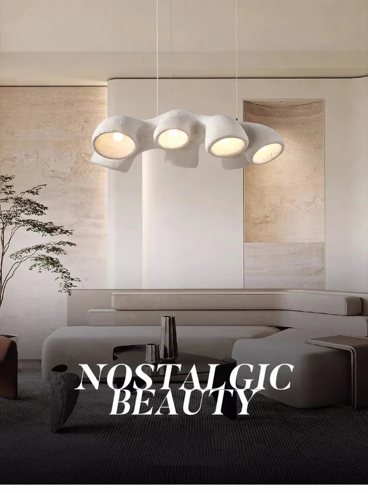 Luminaire Suspension finition brillante blanche – Référence : Azura5678- - Nexa Lights