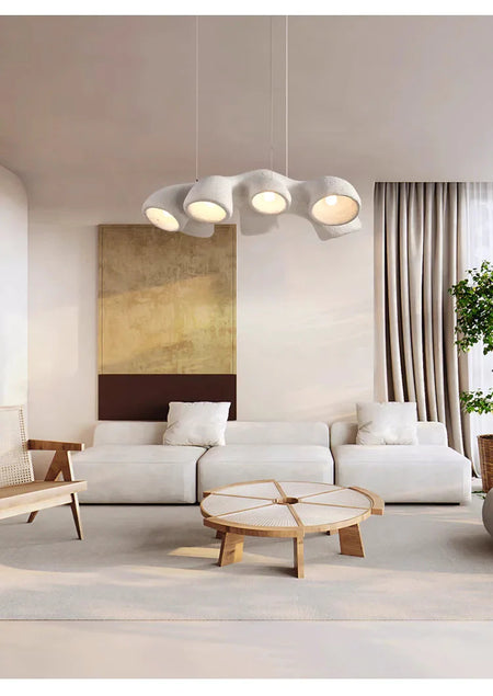 Luminaire Suspension finition brillante blanche – Référence : Azura5678- - Nexa Lights
