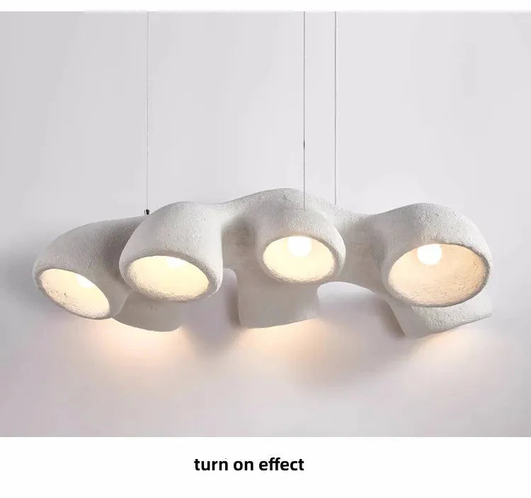 Luminaire Suspension finition brillante blanche – Référence : Azura5678- - Nexa Lights