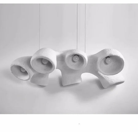 Luminaire Suspension finition brillante blanche – Référence : Azura5678- - Nexa Lights