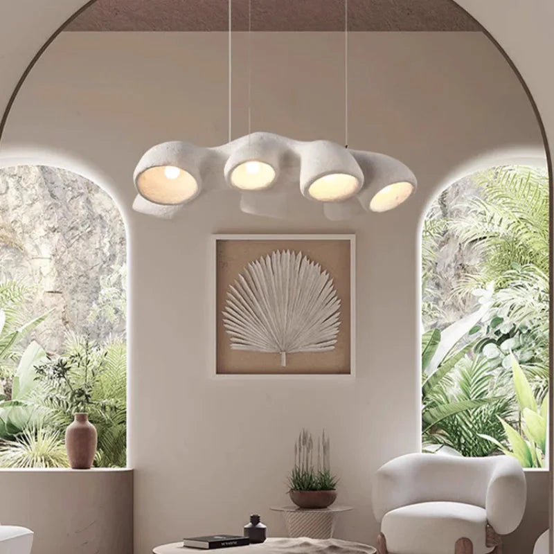 Luminaire Suspension finition brillante blanche – Référence : Azura5678- - Nexa Lights