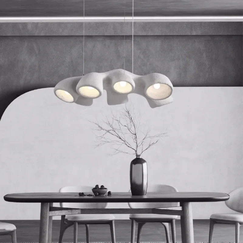 Luminaire Suspension finition brillante blanche – Référence : Azura5678- - Nexa Lights
