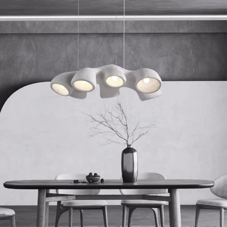 Luminaire Suspension finition brillante blanche – Référence : Azura5678- - Nexa Lights