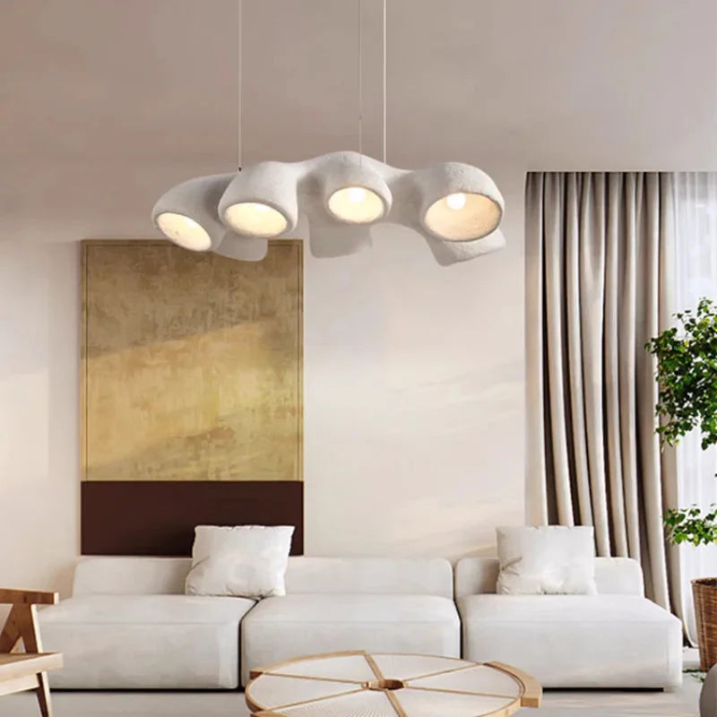 Luminaire Suspension finition brillante blanche – Référence : Azura5678- - Nexa Lights