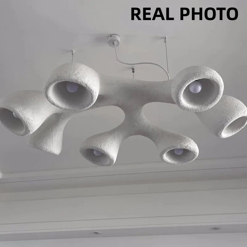 Luminaire Suspension finition brillante blanche – Référence : Azura5678- - Nexa Lights