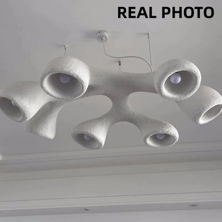 Luminaire Suspension finition brillante blanche – Référence : Azura5678- - Nexa Lights