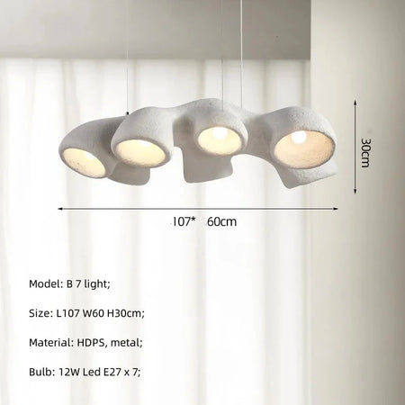 Luminaire Suspension finition brillante blanche – Référence : Azura5678- - Nexa Lights