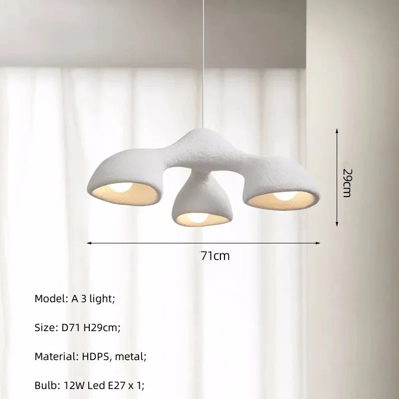 Luminaire Suspension finition brillante blanche – Référence : Azura5678- - Nexa Lights