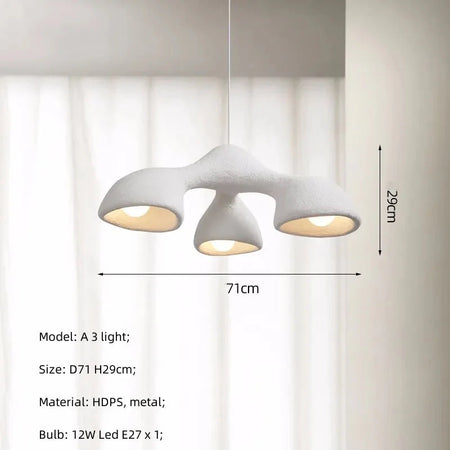 Luminaire Suspension finition brillante blanche – Référence : Azura5678- - Nexa Lights