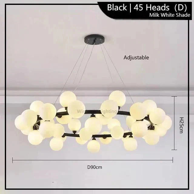 Luminaire Suspension finition brillante or – Référence : Malin6372-Luminaire Suspendu - Nexa Lights