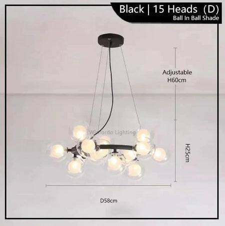 Luminaire Suspension finition brillante or – Référence : Malin6372-Luminaire Suspendu - Nexa Lights