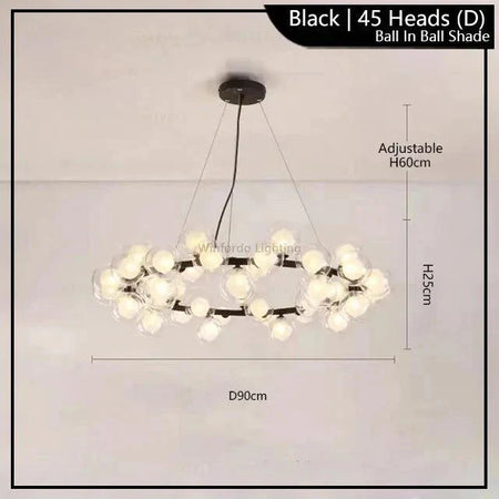 Luminaire Suspension finition brillante or – Référence : Malin6372-Luminaire Suspendu - Nexa Lights