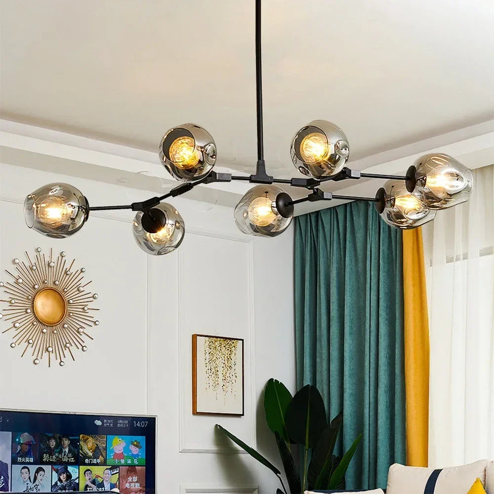 Luminaire Suspension finition chrome poli – Référence : Marvyn2643- - Nexa Lights