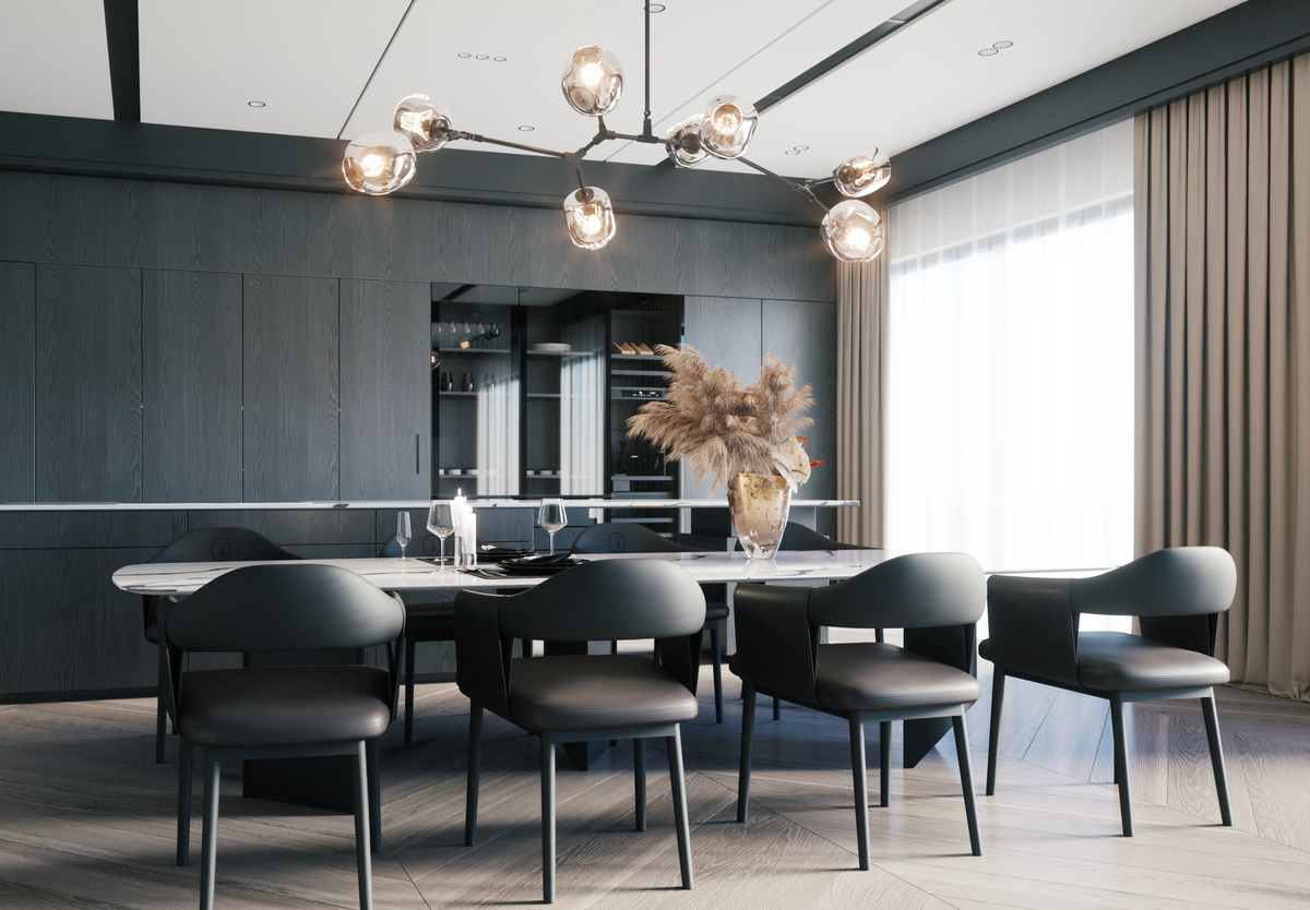 Luminaire Suspension finition chrome poli – Référence : Marvyn2643- - Nexa Lights