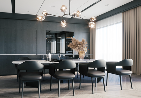 Luminaire Suspension finition chrome poli – Référence : Marvyn2643- - Nexa Lights