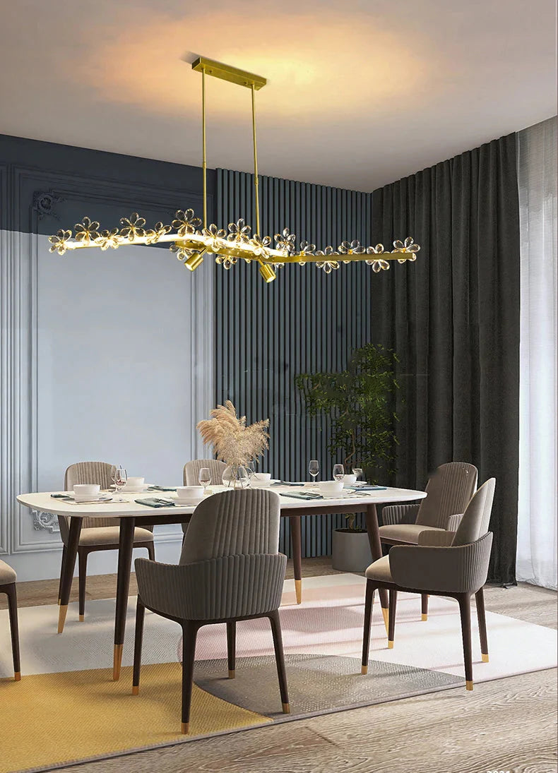 Luminaire Suspension finition cristal brillant – Référence : Marisol4872- - Nexa Lights