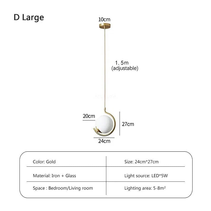 Luminaire Suspension finition cuivre avec verre tricolore – Référence : Loriane1623-Luminaire Suspendu - Nexa Lights