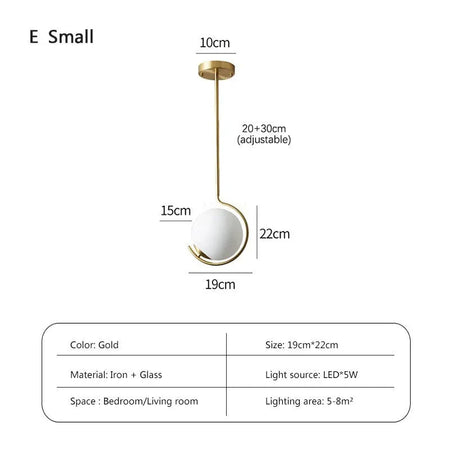 Luminaire Suspension finition cuivre avec verre tricolore – Référence : Loriane1623-Luminaire Suspendu - Nexa Lights