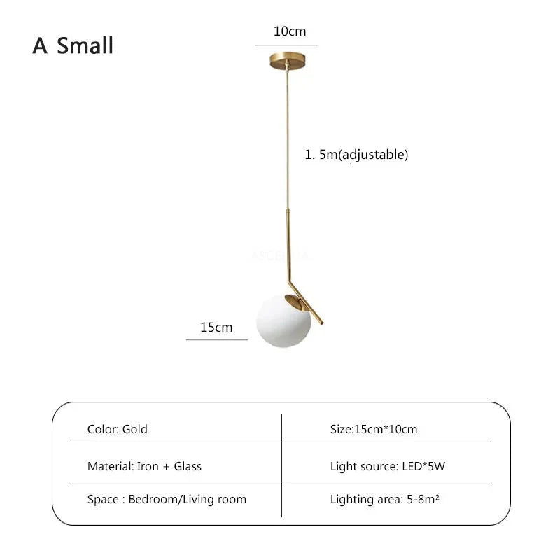 Luminaire Suspension finition cuivre avec verre tricolore – Référence : Loriane1623-Luminaire Suspendu - Nexa Lights