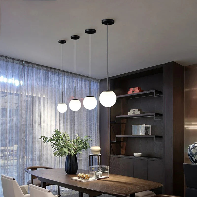 Luminaire Suspension finition dorée en boule – Référence : Joran5647- - Nexa Lights