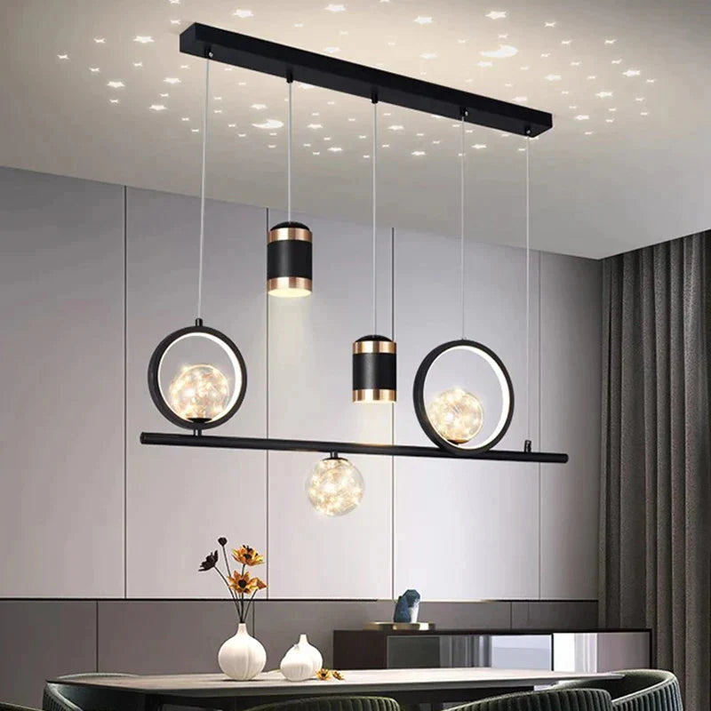 Luminaire Suspension finition élégante dorée – Référence : Mariselle4823-Luminaire Suspendu - Nexa Lights