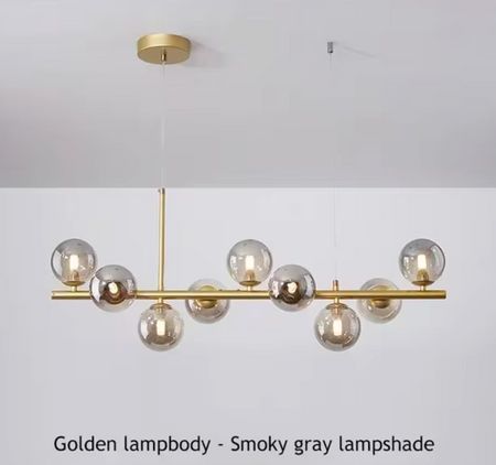 Luminaire Suspension finition élégante dorée – Référence : Miran4826-Luminaire Suspendu - Nexa Lights