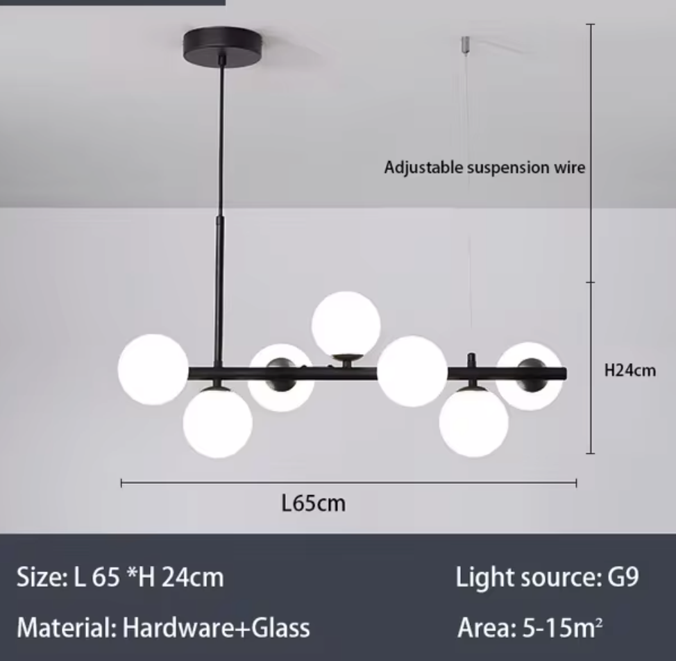 Luminaire Suspension finition élégante dorée – Référence : Miran4826-Luminaire Suspendu - Nexa Lights