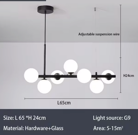 Luminaire Suspension finition élégante dorée – Référence : Miran4826-Luminaire Suspendu - Nexa Lights