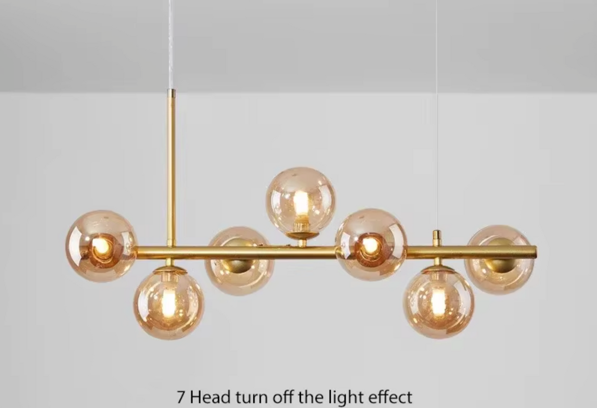 Luminaire Suspension finition élégante dorée – Référence : Miran4826-Luminaire Suspendu - Nexa Lights