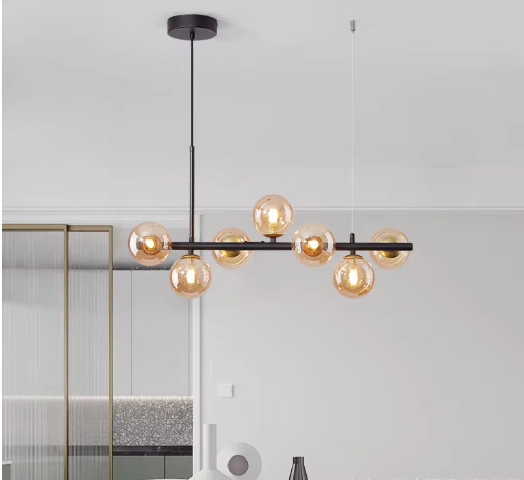 Luminaire Suspension finition élégante dorée – Référence : Miran4826-Luminaire Suspendu - Nexa Lights