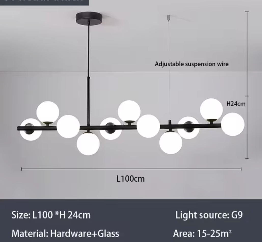 Luminaire Suspension finition élégante dorée – Référence : Miran4826-Luminaire Suspendu - Nexa Lights