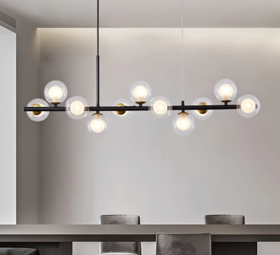 Luminaire Suspension finition élégante dorée – Référence : Miran4826-Luminaire Suspendu - Nexa Lights